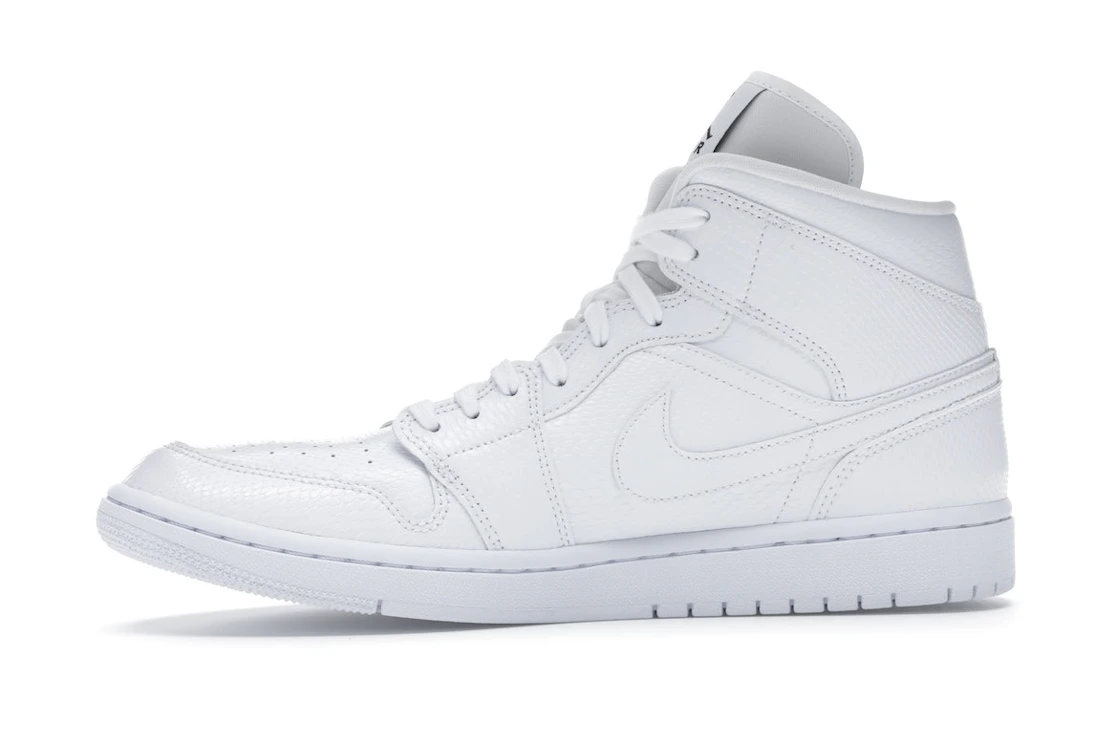 Air Jordan 1 Mid White Snakeskin (W)