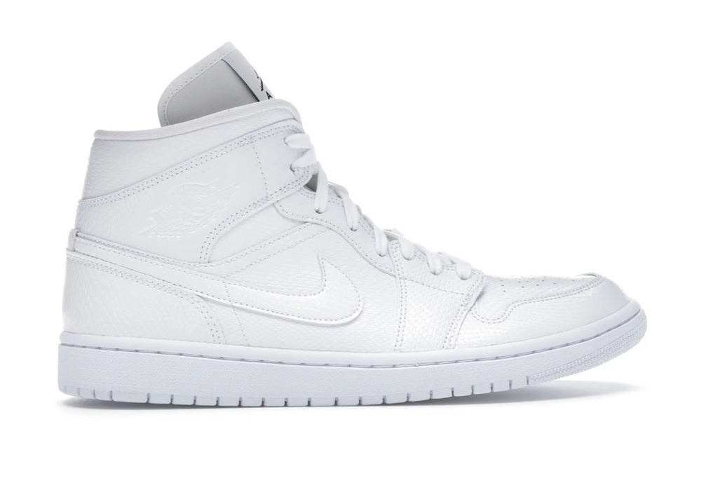 Air Jordan 1 Mid White Snakeskin (W)