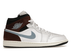 Air Jordan 1 Mid SE Brown Blue Grey