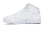 Air Jordan 1 Mid Triple White (GS)