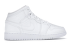 Air Jordan 1 Mid Triple White (GS)