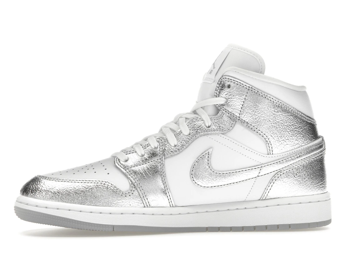 Air Jordan 1 Mid SE Metallic Silver (W)