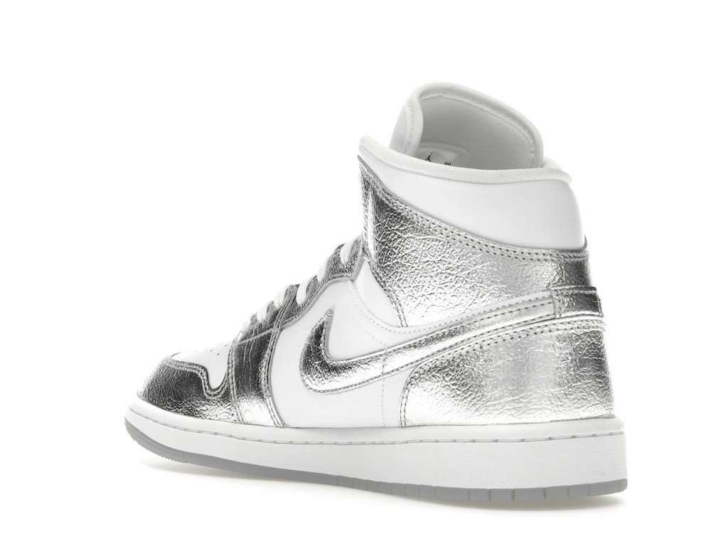 Air Jordan 1 Mid SE Metallic Silver (W)