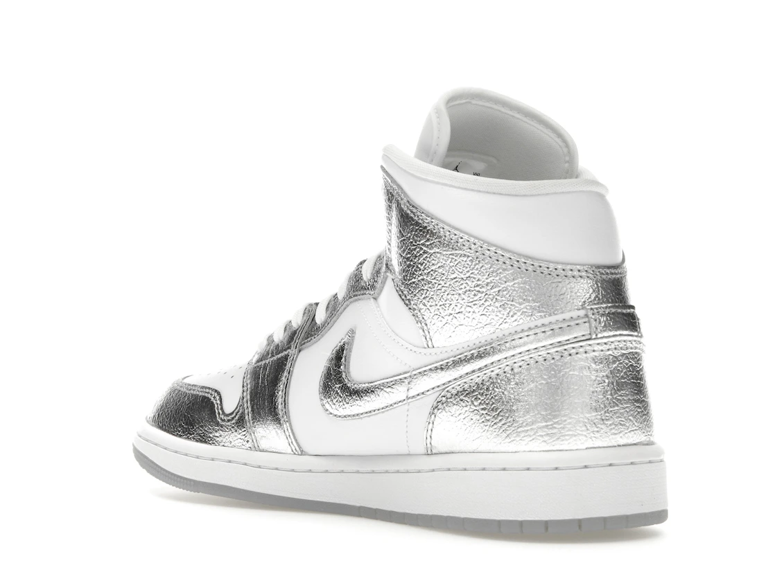 Air Jordan 1 Mid SE Metallic Silver (W)