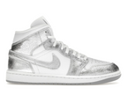 Air Jordan 1 Mid SE Metallic Silver (W)