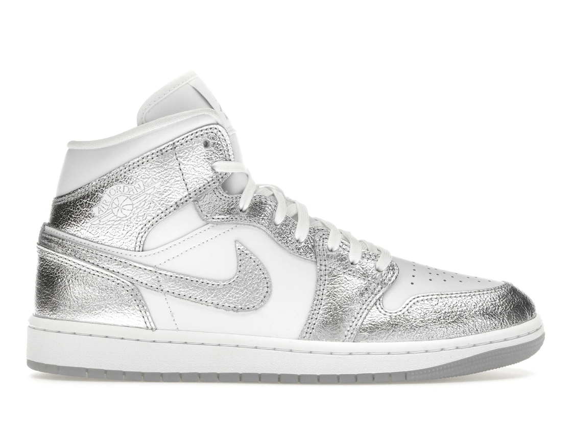 Air Jordan 1 Mid SE Metallic Silver (W)