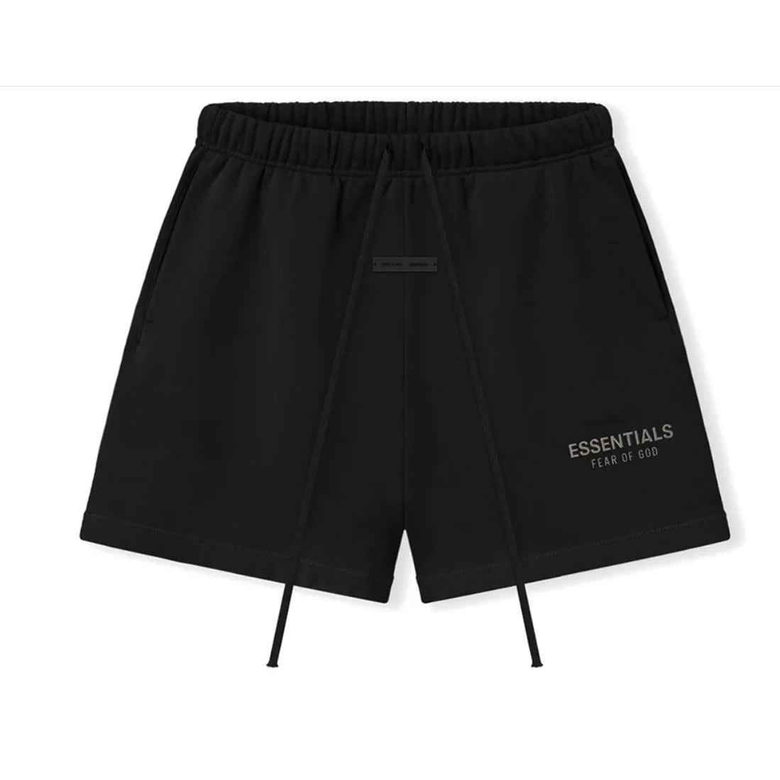 šortky Fear of God Essentials S25 Shorts Glossy Jet Black 160SP252000F ADONIO