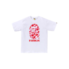 BAPE ABC Camo By Bathing Ape T-Shirt White/Pink SS25