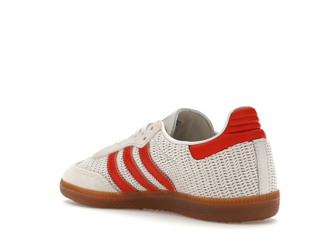 adidas Samba OG Crystal White Preloved Red