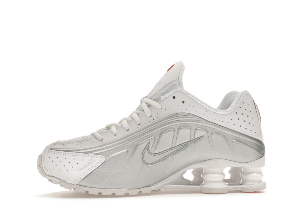Nike Shox R4 White Metallic Silver