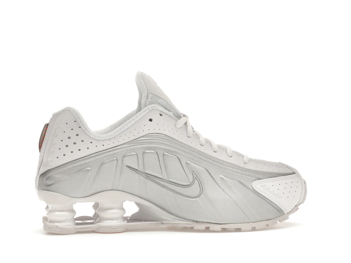 Nike Shox R4 White Metallic Silver