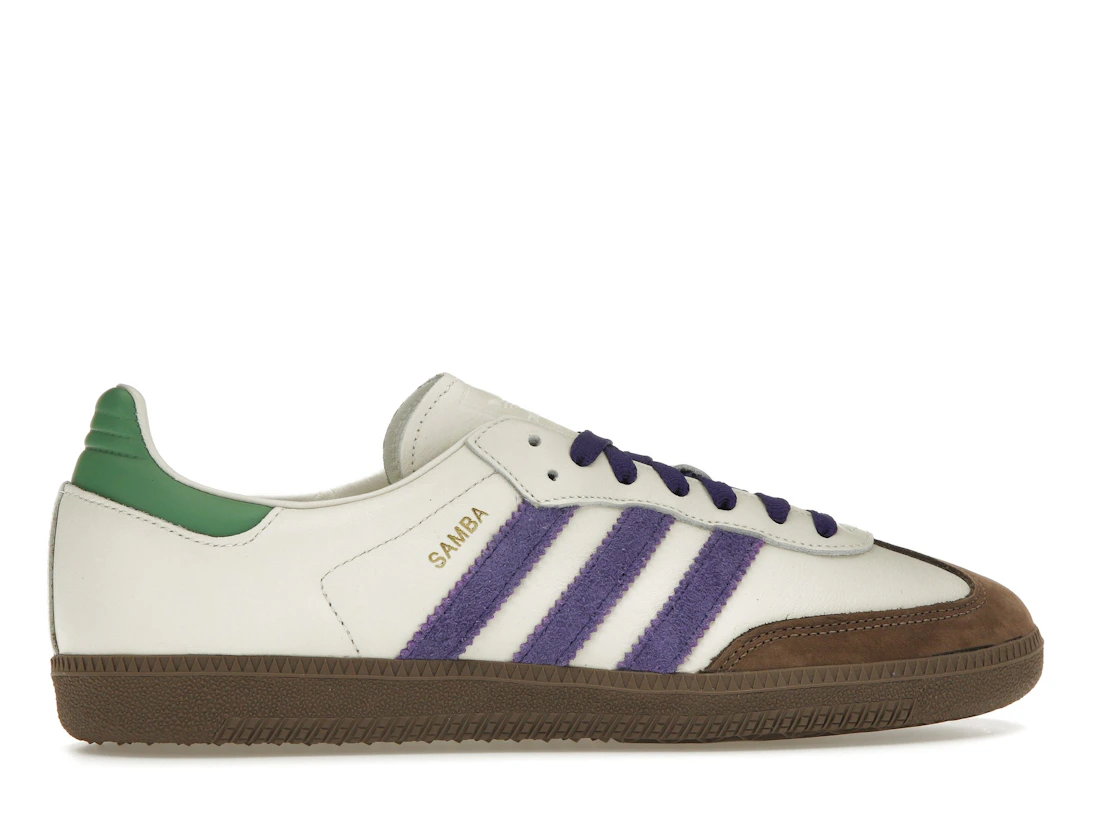 Adidas Samba OG Off White Core Purple Green Brown (W)