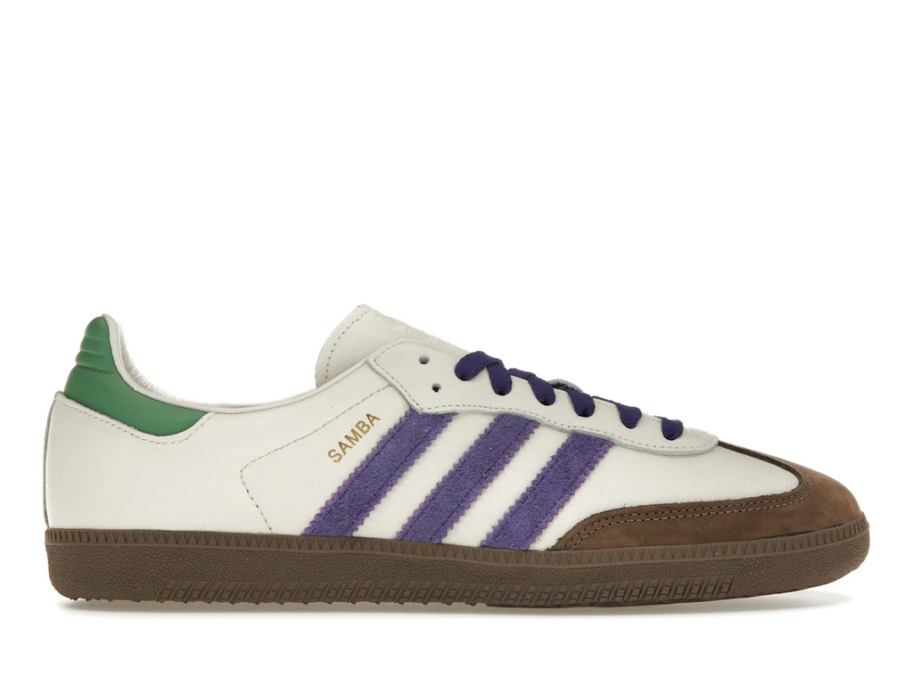 Adidas Samba OG Off White Core Purple Green Brown (W)