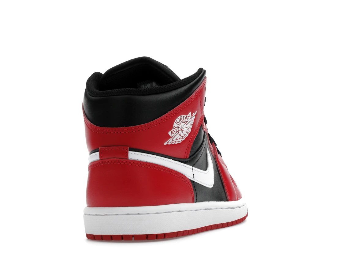 Air Jordan 1 Mid Black Gym Red
