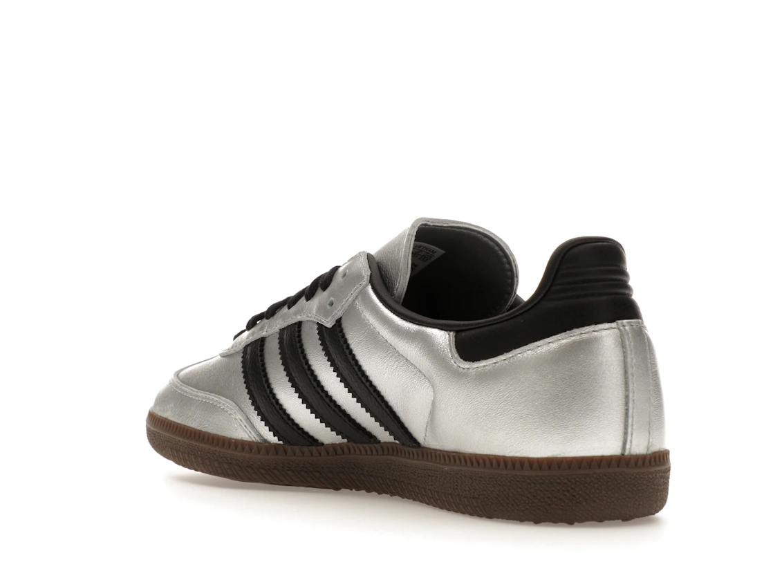 adidas Samba OG Silver Metallic Black Gum