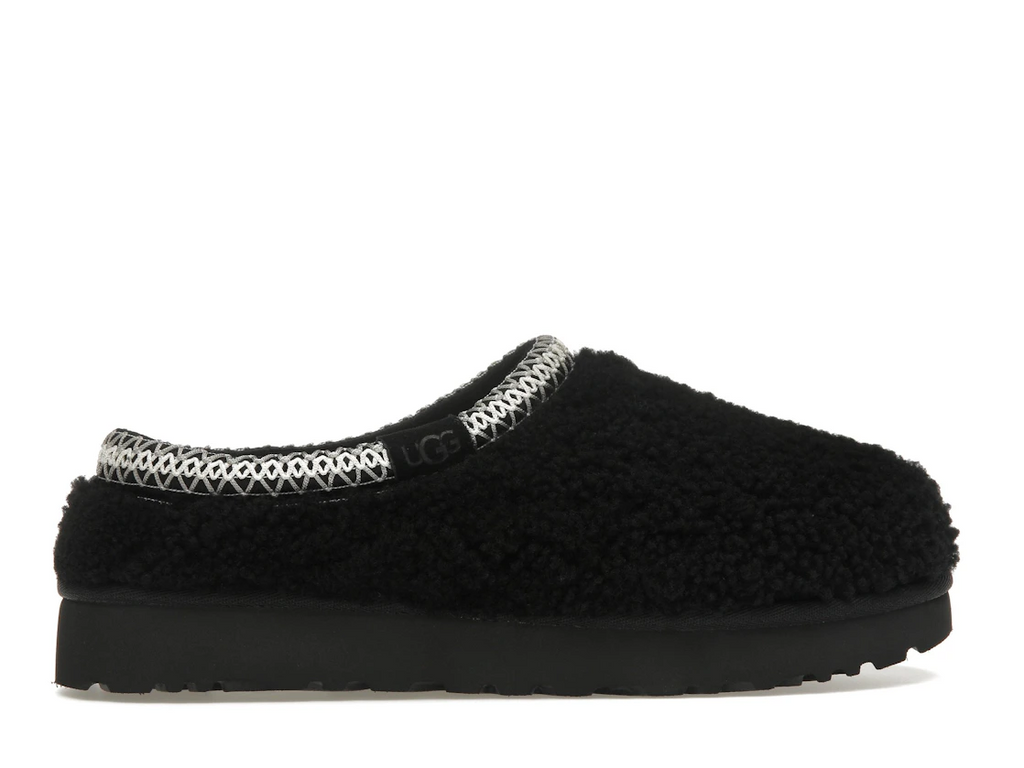UGG Tasman Maxi Curly Slipper Black