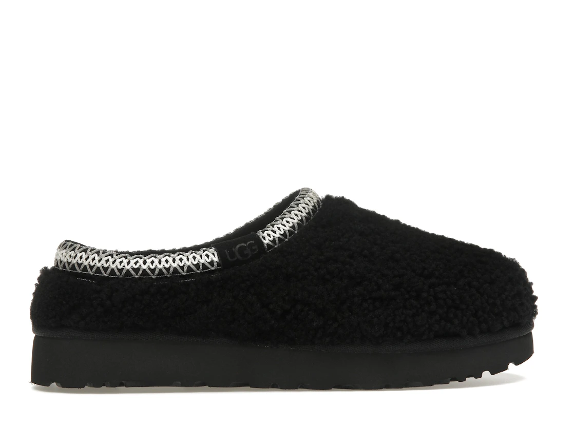 UGG Tasman Maxi Curly Slipper Black