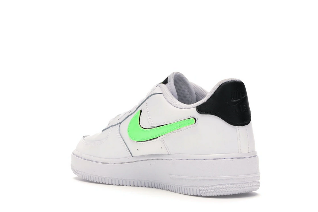 Nike Air Force 1 Low Removable Swoosh White Green Strike (GS)