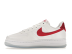 Nike Air Force 1 Low '07 Satin White Varsity Red (W)