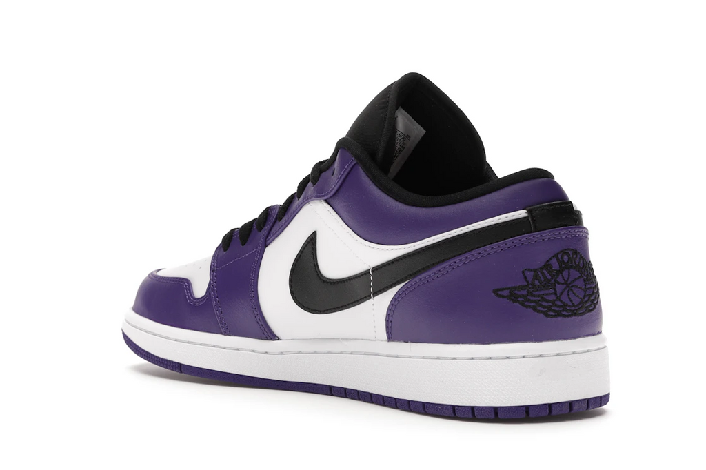 Jordan 1 Low Court Purple White