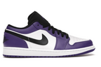Jordan 1 Low Court Purple White