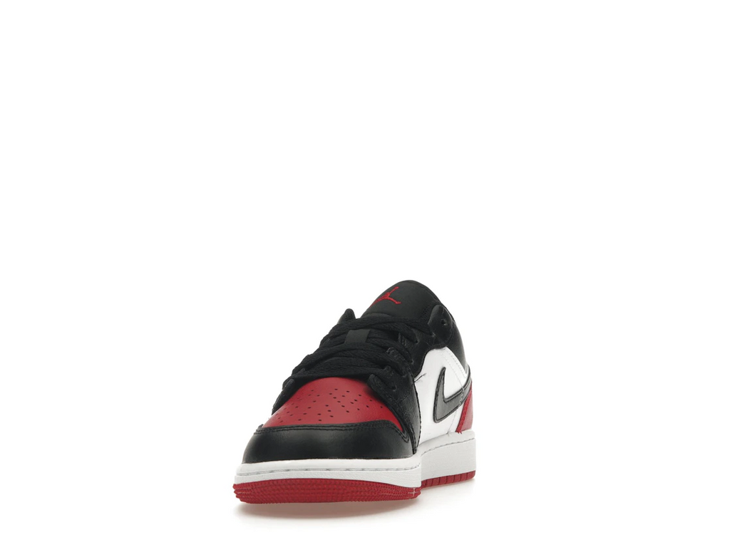 Jordan 1 Low Bred Toe 2.0 (GS)