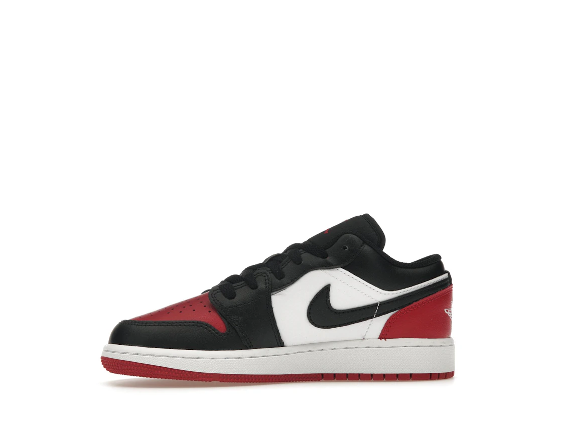 Jordan 1 Low Bred Toe 2.0 (GS)