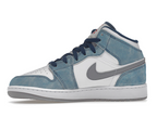 Air Jordan 1 Mid SE French Blue Light Steel (GS)