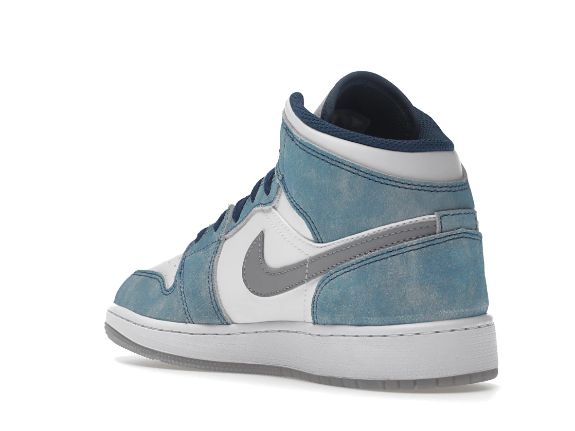 Air Jordan 1 Mid SE French Blue Light Steel (GS)