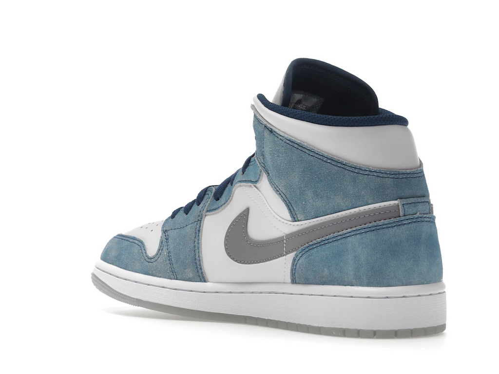 Air Jordan 1 Mid French Blue Fire Red