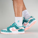 Nike Dunk Low Snakeskin Washed Teal Bleached Coral