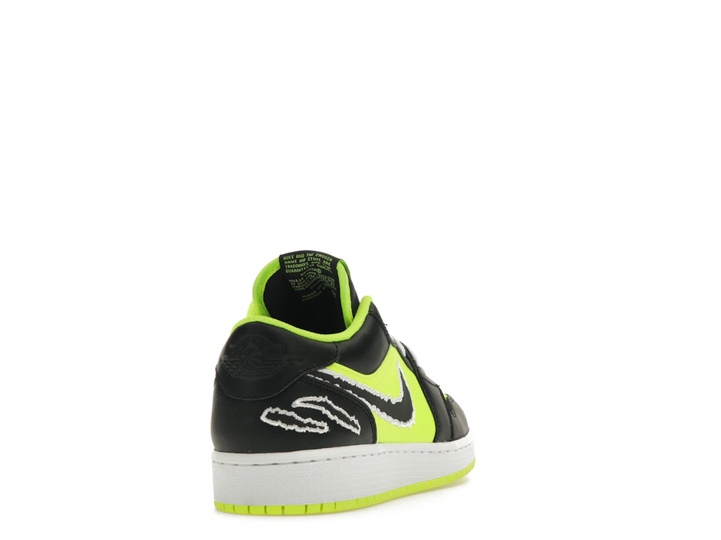 Jordan 1 Low SE Black Cat Volt (GS)