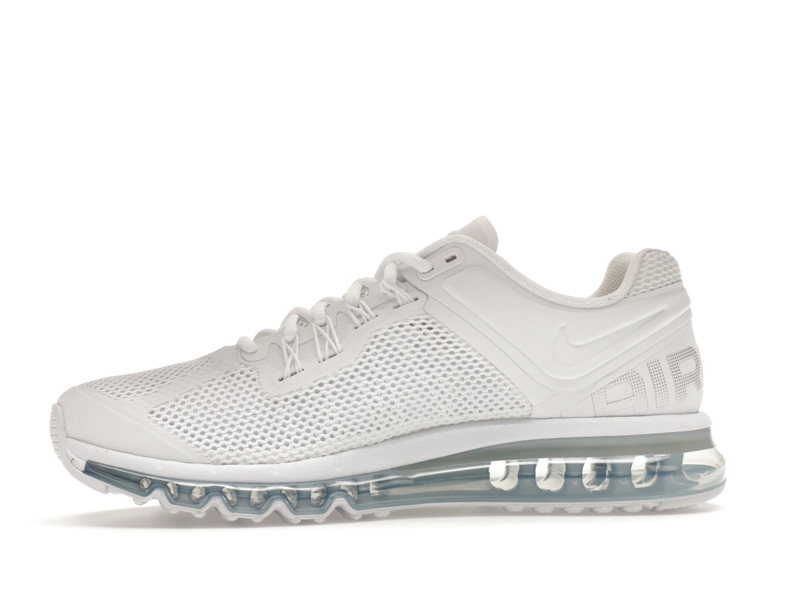 Nike Air Max 2013 White Metallic Slver