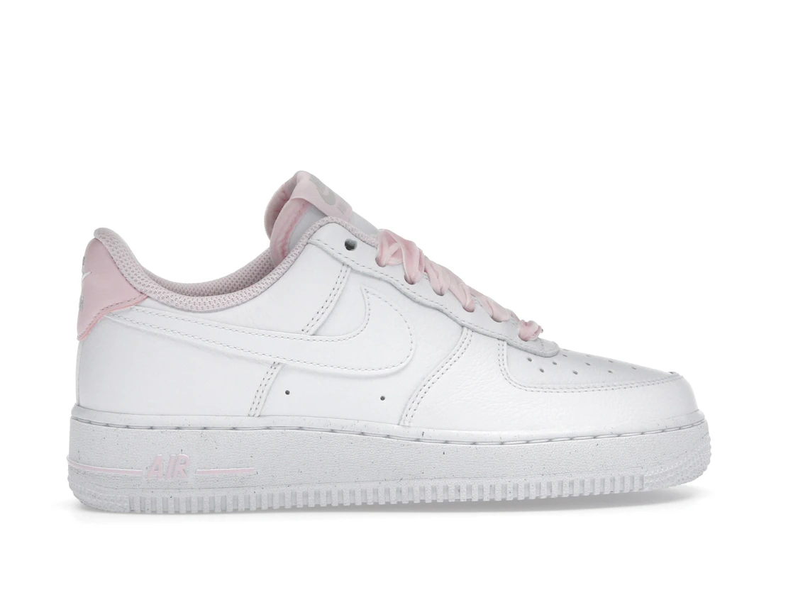 Nike Air Force 1 Low Vintage Pink Foam Velvet Laces (W)