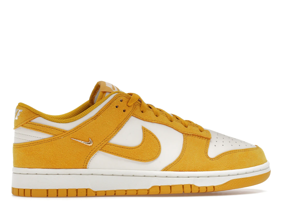 Nike Dunk Low Dark Sulfur Gold Mini Swoosh (W)