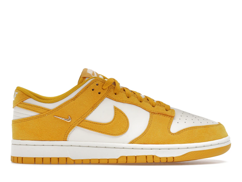 Nike Dunk Low Dark Sulfur Gold Mini Swoosh (W)