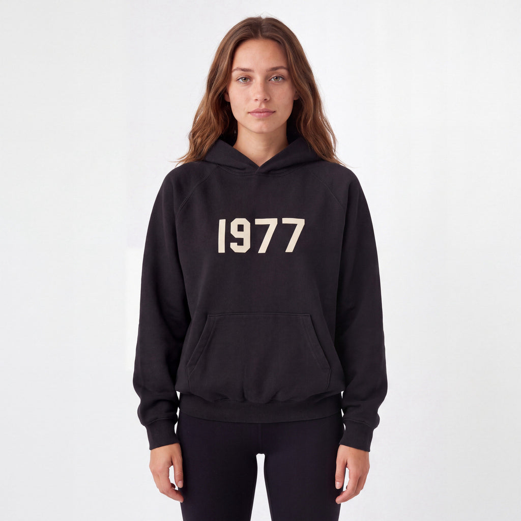Fear of God Essentials 1977 Hoodie Iron 192BT212050F ADONIO