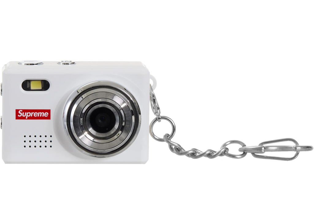 Supreme Digital Camera Keychain White