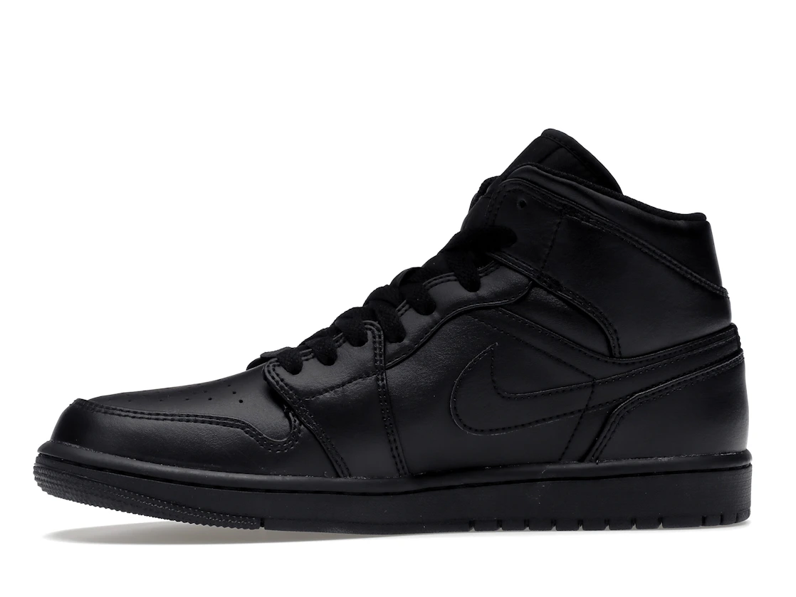 Jordan 1 Mid Triple Black