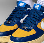 Nike Air Force 1 Low SP Undefeated 5 On It Blue Yellow Croc