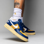 Nike Air Force 1 Low SP Undefeated 5 On It Blue Yellow Croc