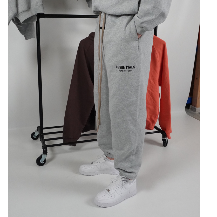 Fear of God Essentials FW24 Light Heather - Celý set