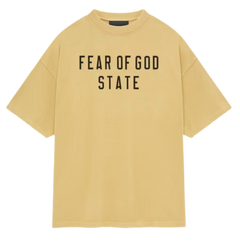 Fear of God Essentials Heavy Crewneck Shirt State (FW24) Amber