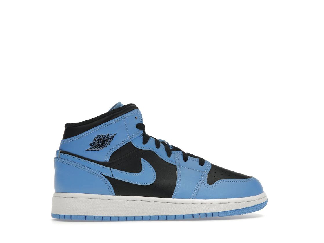 Jordan 1 Mid University Blue Black (GS)