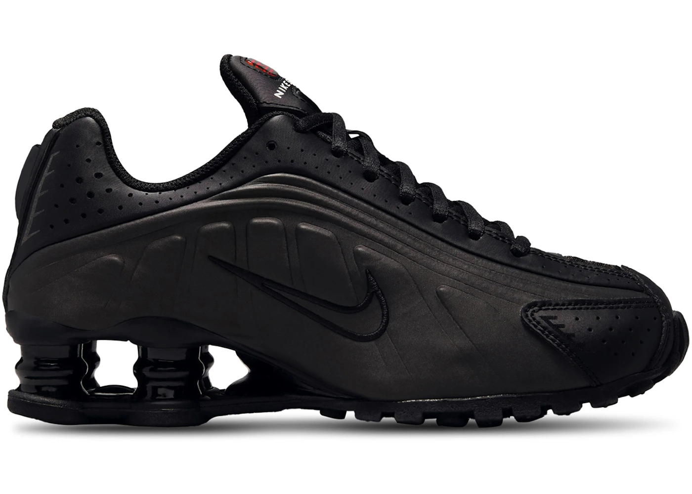 Nike Shox R4 Black Bright Crimson (GS)