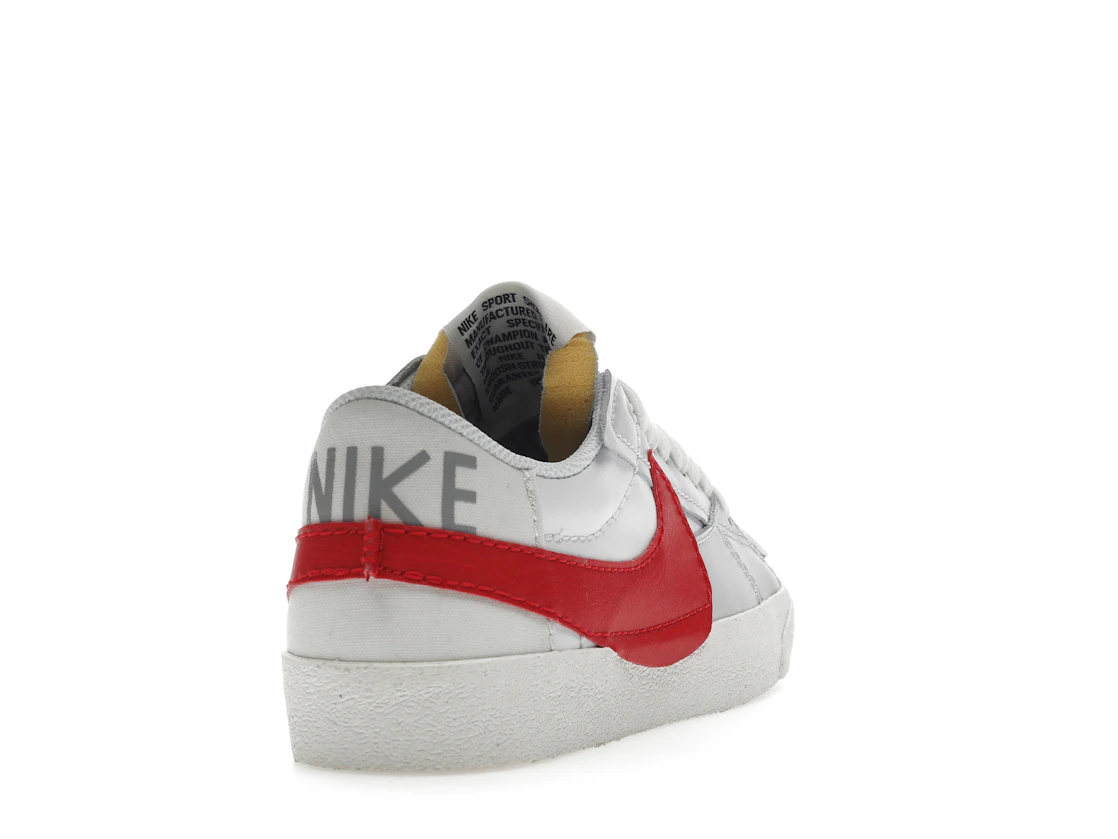 tenisky a boty Nike Blazer Low 77 Jumbo White Photon Dust Light Smoke Grey University Red DQ8769-100 ADONIO