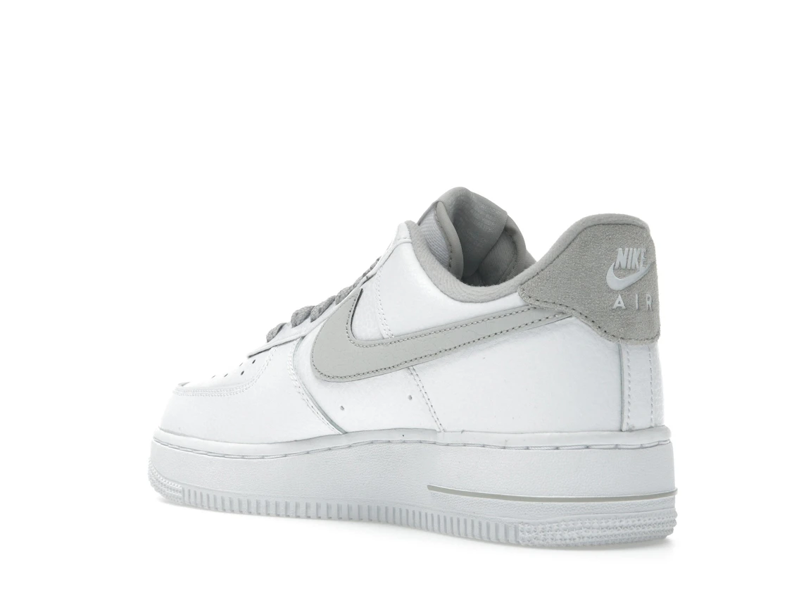 Nike Air Force 1 Low '07 White Light Iron Ore Reflective Swoosh