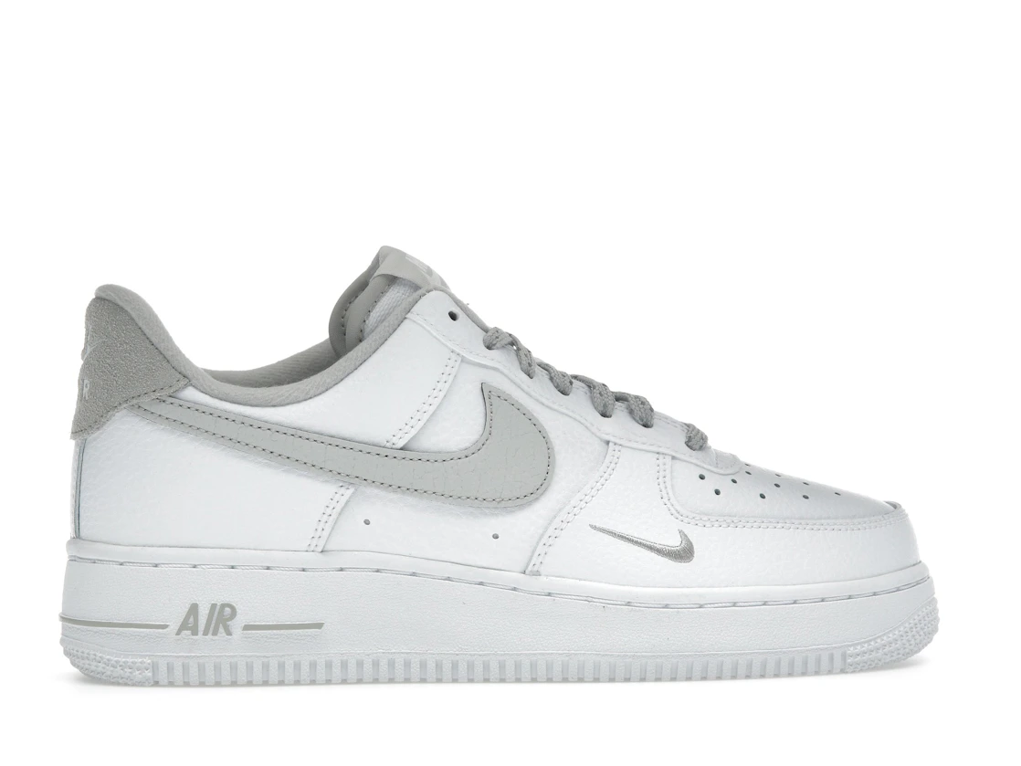 Nike Air Force 1 Low '07 White Light Iron Ore Reflective Swoosh