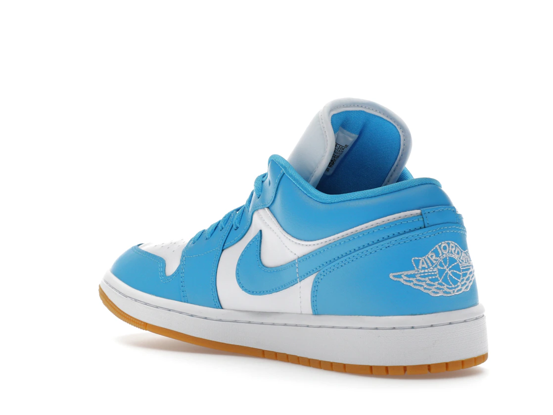 Jordan 1 Low White Gum Light Brown Dark Powder Blue (W)