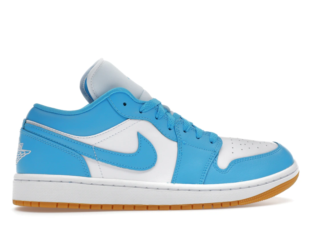 Jordan 1 Low White Gum Light Brown Dark Powder Blue (W)